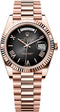 Rolex Day-Date 40 40mm Slate Ombré Roman Dial Fluted Bezel President Bracelet - 228235 | 2024 Model