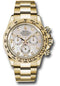 Rolex Yellow Gold Cosmograph Daytona 40 Watch - Mother-Of-Pearl Diamond Dial - 116508 md