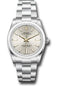 Rolex Oyster Perpetual 34 Watch - Domed Bezel - Silver Index Dial - Oyster Bracelet - 2020 Release - 124200 sio