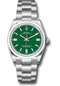 Rolex Oyster Perpetual 36 Watch - Domed Bezel - Green Index Dial - Oyster Bracelet - 2020 Release - 126000 greio