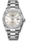 Rolex Steel Datejust 36 Watch - Fluted Bezel - Silver Index Dial - Oyster Bracelet - 2019 Release - 126234 sio