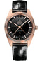 Omega Constellation Globemaster Omega Co-Axial Master Chronometer Annual Calendar - 41 mm Sedna Gold Case - Black Dial - Black Leather Strap - 130.53.41.22.01.001
