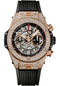 Hublot Big Bang Unico King Gold Pave Watch - 45 mm - Black Dial-411.OX.1180.RX.1704