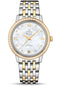 Omega De Ville Prestige Co-Axial Watch - 32.7 mm Steel Case - Diamond-Set Yellow Gold Bezel - Mother-Of-Pearl Diamond Dial - Yellow Gold-Steel Bracelet - 424.25.33.20.55.004