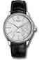 Rolex Cellini Date Watch - White Gold - Silver Dial - Black Leather Strap - 50519 sbk