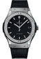 Hublot Classic Fusion Titanium Diamonds Watch - 45 mm - Black Dial-511.NX.1171.LR.1104