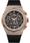 Hublot Classic Fusion Aerofusion Chronograph Orlinski King Gold Pave Watch - 45 mm - Sapphire Crystal Dial-525.OX.0180.RX.1704.ORL19