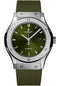 Hublot Classic Fusion Titanium Green Watch - 42 mm - Green Dial - Green Lined Rubber Strap-542.NX.8970.RX