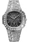 Patek Philippe Nautilus Travel Time Chronograph - White Gold Diamond Case - 5990/1400G-001