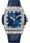 Hublot Spirit Of Big Bang Titanium Blue Diamonds Watch - 39 mm - Blue Dial-665.NX.7170.LR.1204
