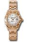 Rolex Pink Gold Lady-Datejust Pearlmaster 29 Watch - 12 Diamond Bezel - Mother-Of-Pearl Diamond Dial - 80315 md
