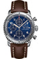 Breitling Aviator 8 Chronograph 43 Watch - Stainless Steel - Blue Dial - Brown Calfskin Leather Strap - Tang Buckle - A13316101C1X2