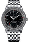Breitling Navitimer 1 Automatic 38 Watch - Steel Case - Black Dial - Steel Navitimer Bracelet - A17325241B1A1