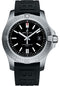 Breitling Colt Automatic Watch - Stainless Steel - Black Dial - Black Rubber Strap - Folding Buckle - A17388101B1S1