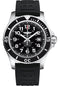 Breitling Superocean II 44 Watch - Steel - Volcano Black Dial - Black Diver Pro III Strap - Folding Buckle - A17392D71B1S2