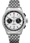 Breitling Premier B01 Chronograph Watch - 42mm Steel Case - Silver Dial - Steel Bracelet - AB0118221G1A1