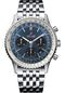 Breitling Navitimer 1 B01 Chronograph 43 Watch - Steel Case - Mercury Silver Dial - Steel Pilot Bracelet - AB0121211C1A1