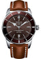 Breitling Superocean Heritage II 46 Watch - Steel Case - Copperhead Bronze Dial - Gold Leather Strap - AB202033/Q618/440X/A20D.1