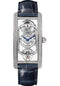 Cartier Tank Cintree Skeleton Watch - Platinum Diamond Case - Skeleton Dial - Black Alligator Strap - HPI01123