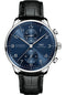 IWC Portugieser Chronograph Watch - 41.0 mm Stainless Steel Case - Blue Dial - Black Alligator Strap - IW371606