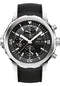 IWC Aquatimer Chronograph Watch - 44 mm Stainless Steel Case - Black Dial - Black Rubber Strap - IW376803