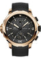 IWC Aquatimer Chronograph Edition Expedition Charles Darwin Watch - 44 mm Bronze Case - Black Dial - Black Rubber Strap - IW379503