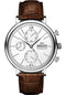 IWC Portofino Chronograph Watch - 42.0 mm Stainless Steel Case - Silver Dial - Dark Brown Alligator Strap - IW391027