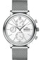 IWC Portofino Chronograph Watch - 42.0 mm Stainless Steel Case - Silver Dial - Milanaise Mesh Steel Bracelet - IW391028