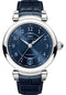 IWC Da Vinci Automatic 36 Watch - 36.0 mm Stainless Steel Case - Blue Dial - Blue Alligator Strap - IW458312