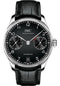 IWC Portugieser Automatic Watch - 42.3 mm Stainless Steel Case - Black Dial - Black Alligator Strap - IW500703