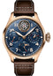 IWC Big Pilot’s Watch Perpetual Calendar Tourbillon Edition Le Petit Prince Watch - 18K Armor Gold® Case - Blue Dial - Brown Calfskin Strap Limited Edition of 50 - IW504803