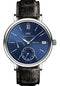IWC Portofino Hand-Wound Eight Days Watch - 45 mm Stainless Steel Case - Blue Dial - Black Alligator Strap - IW510106
