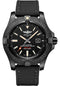 Breitling Avenger Blackbird Watch - Black Titanium - Volcano Black Dial - Black Military Strap - Tang Buckle - V17310101B1W1