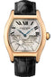 Cartier Tortue Xl Watch - Pink Gold Case - Silvered Dial - Hand-Sewn Full-Grain Alligator Strap - W1553551