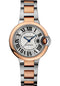 Cartier Ballon Bleu De Cartier Watch - 33 mm Steel Case - Pink Gold Bezel - W2BB0023