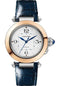 Cartier Pasha de Cartier Watch - 35 mm Steel Case - Silvered Dial - 18K Rose Gold And Bracelet - W2PA0008