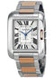 Cartier Tank Anglaise Watch - Medium Steel And Pink Gold Case - W5310037