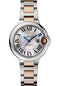Cartier Ballon Bleu De Cartier Watch - 33 mm Pink Gold Case - Pink Mother-Of-Pearl Dial - Pink Gold And Steel Bracelet - W6920098