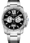 Cartier Calibre de Cartier Chronograph Watch - 42 mm Steel Case - Black Dial - W7100061
