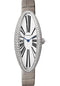 Cartier Baignoire Allongee Watch - 47 mm White Gold Diamond Case - Light Gray Strap - WJBA0007