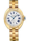Cartier Cle de Cartier Watch - 31 mm Yellow Gold Diamond Case - Effect Dial - WJCL0004