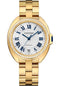 Cartier Cle de Cartier Watch - 35 mm Yellow Gold Diamond Case - Effect Dial - WJCL0023