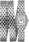 Cartier Panthere de Cartier Triple Loop Watch - 20 mm White Gold Case - Diamond Bezel - White Gold Triple Loop Bracelet - WJPN0011