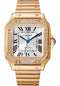 Cartier Santos de Cartier Watch - 35.1 mm Pink Gold Case - Diamond Bezel - WJSA0009