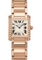 Cartier Tank Francaise Watch - 30 mm Pink Gold Diamond Case - WJTA0023