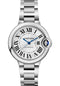 Cartier Ballon Bleu de Cartier Watch - 33 mm Steel Case - Silvered Dial - Interchangeable Bracelet - WSBB0044