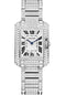 Cartier Tank Anglaise Watch - Small White Gold Diamond Case - Diamond Bracelet - HPI00559